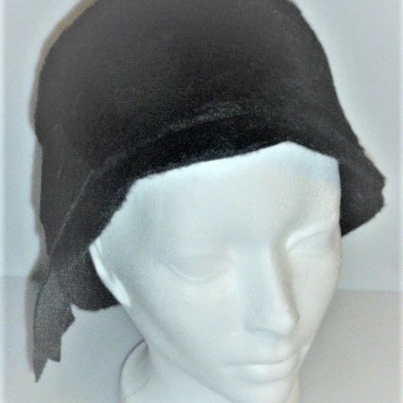 ST6IN Lady Ann FUR HAT Vintage Hat Ladies Hat Woman's Black Hat Styled By LH - Picture 2 of 7